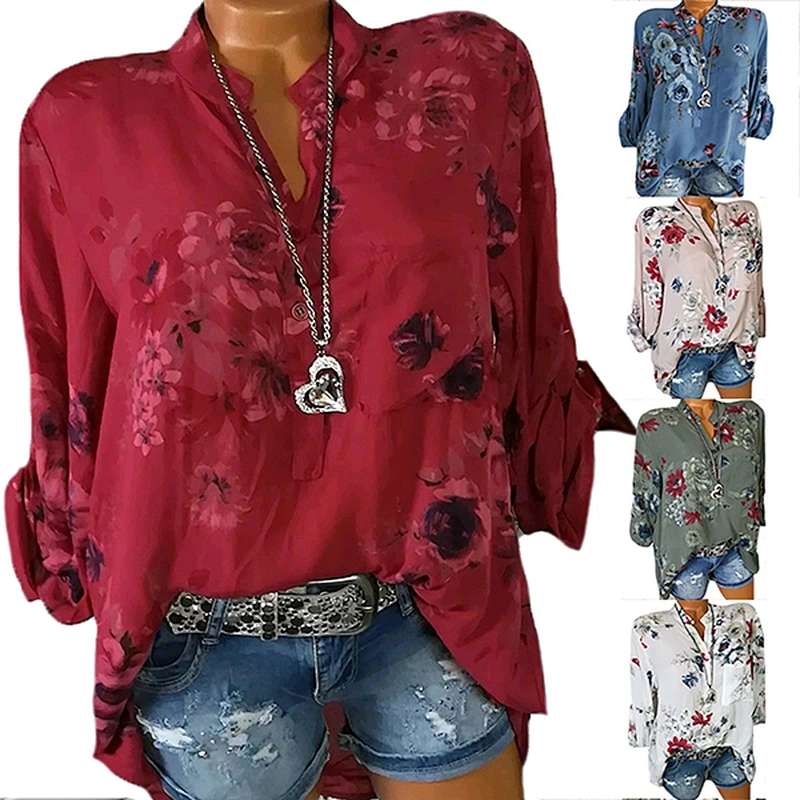 women's fashion loose casual top Blouses