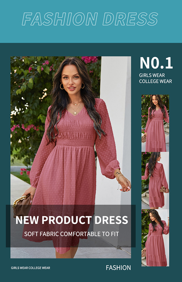 women's fashion casual printed dress