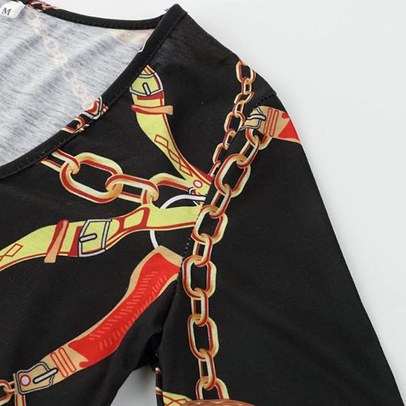 women's fashion casual printed dress