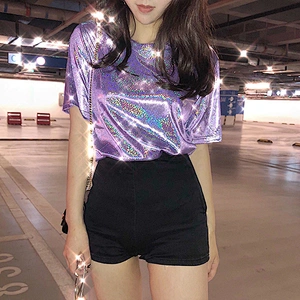 women's fashion loose casual top Blouses