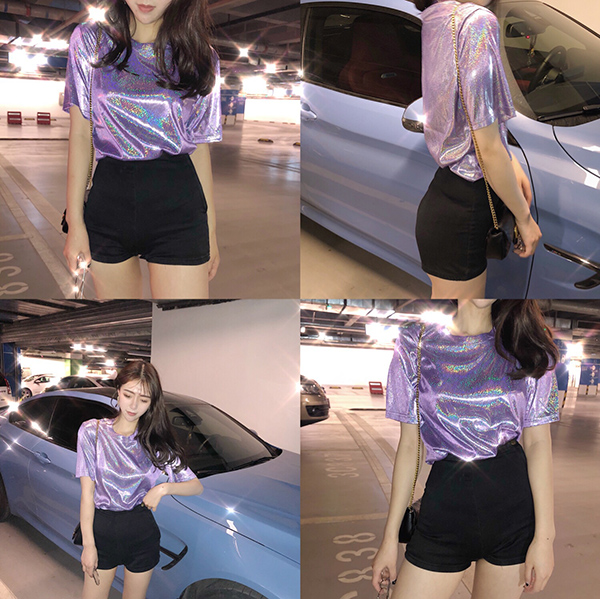women's fashion loose casual top Blouses