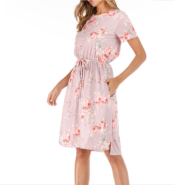 women's fashion casual printed dress
