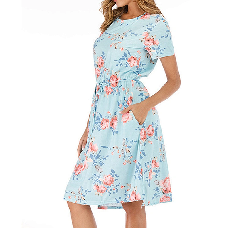 women's fashion casual printed dress