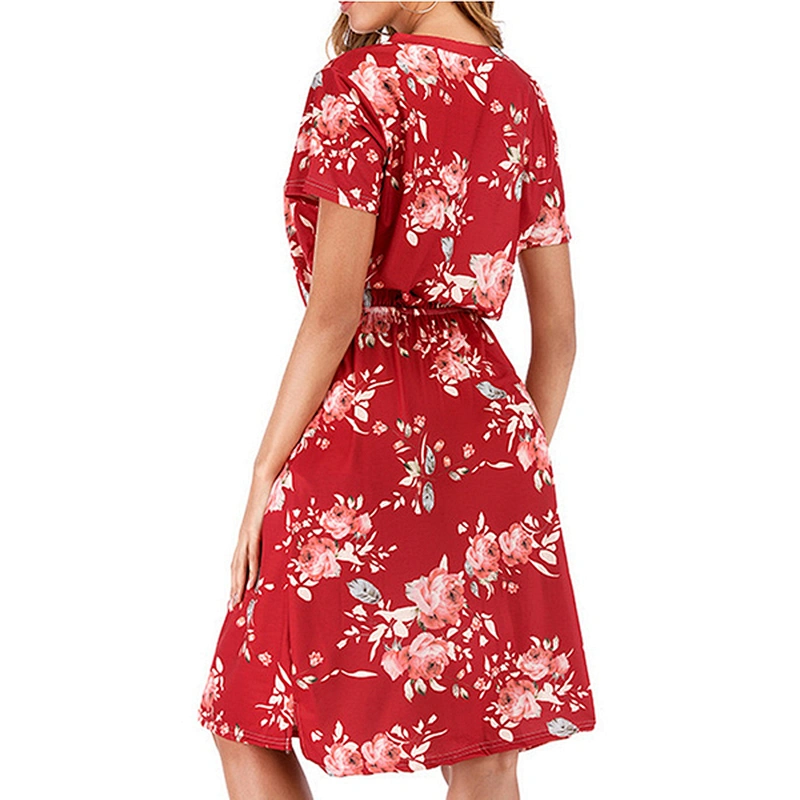 women's fashion casual printed dress