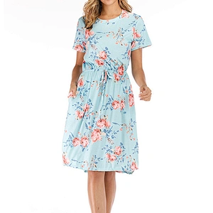 women's fashion casual printed dress
