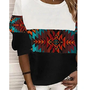 Fashion Casual Simple Printed Women's T-Shirt