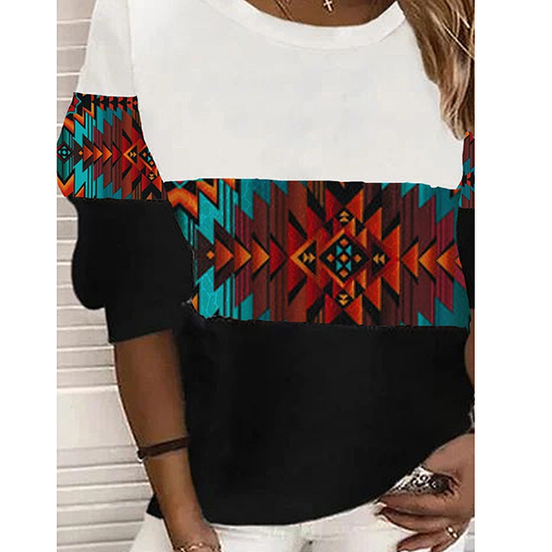 Fashion Casual Simple Printed Women's T-Shirt