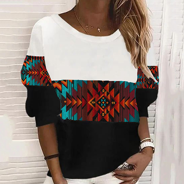 Fashion Casual Simple Printed Women's T-Shirt