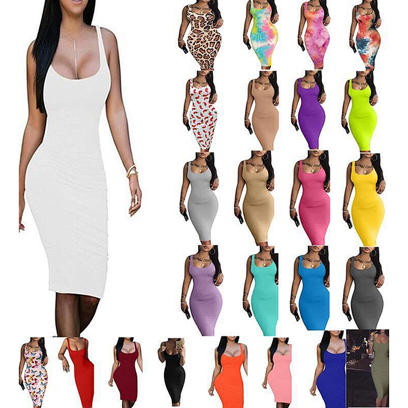 women's fashion casual printed dress