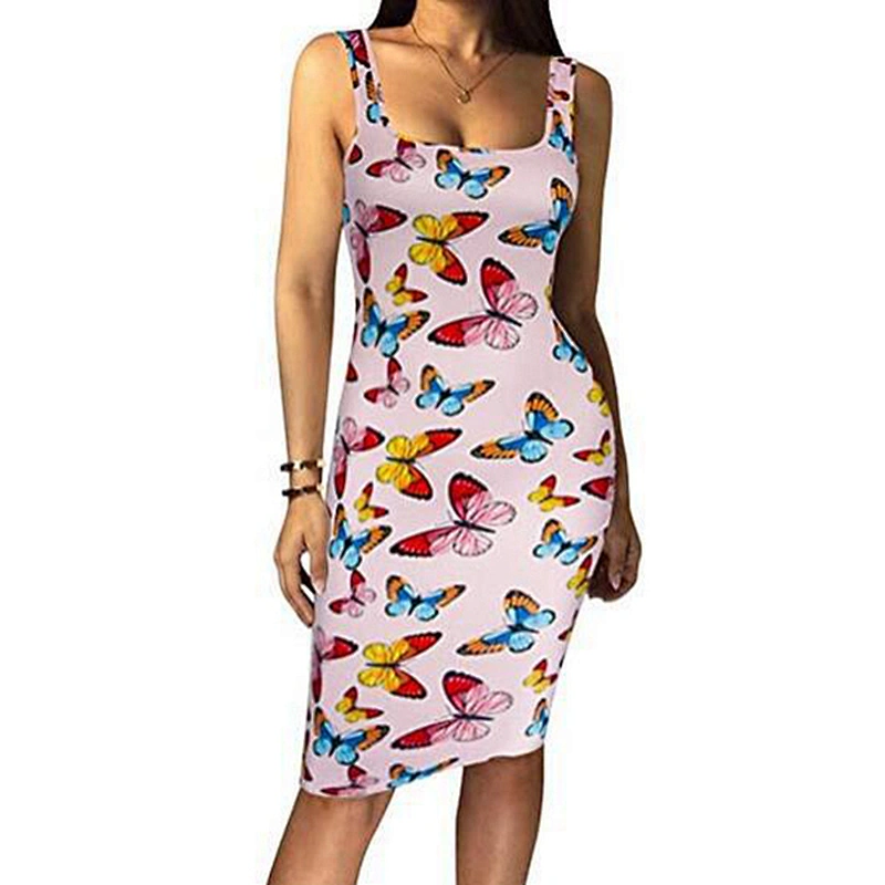 women's fashion casual printed dress