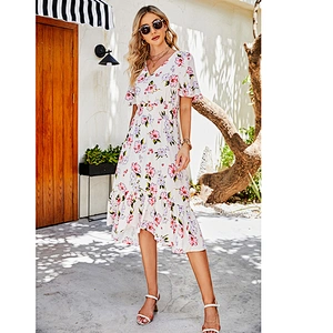 women's fashion casual printed dress