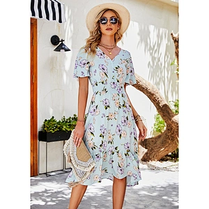 women's fashion casual printed dress