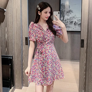women's fashion casual printed dress