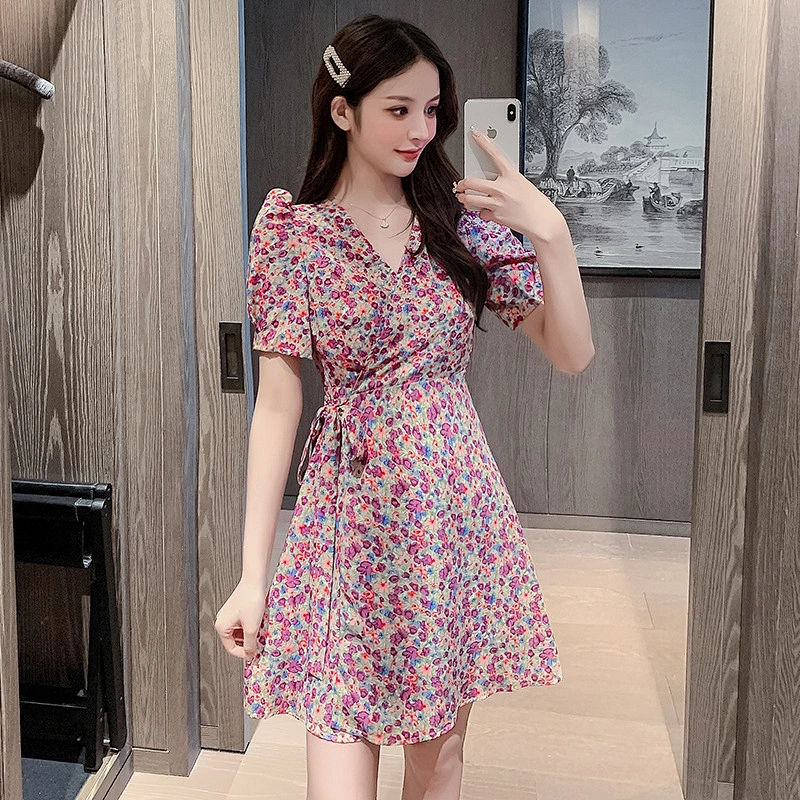 women's fashion casual printed dress