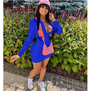 women's fashion casual printed dress