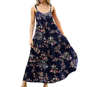 women's fashion casual printed dress