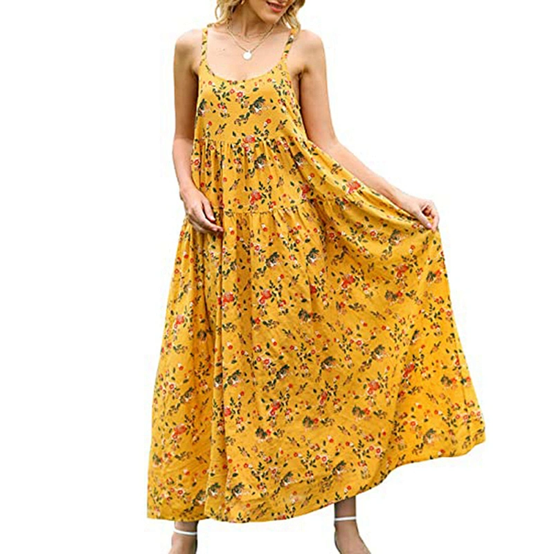 women's fashion casual printed dress