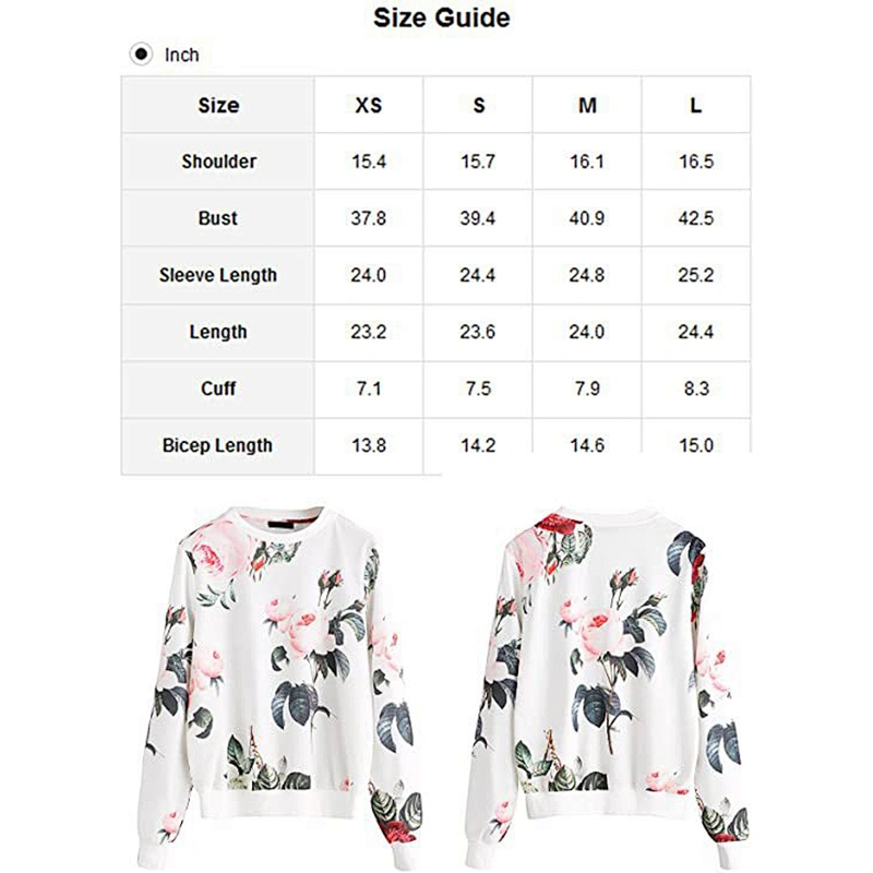 women's casual pullover printed pattern sweatshirt