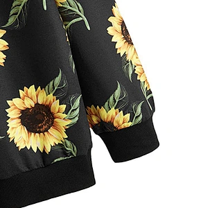 women's casual pullover printed pattern sweatshirt