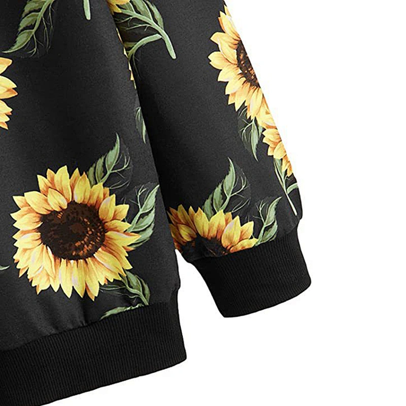 women's casual pullover printed pattern sweatshirt