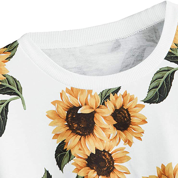 women's casual pullover printed pattern sweatshirt