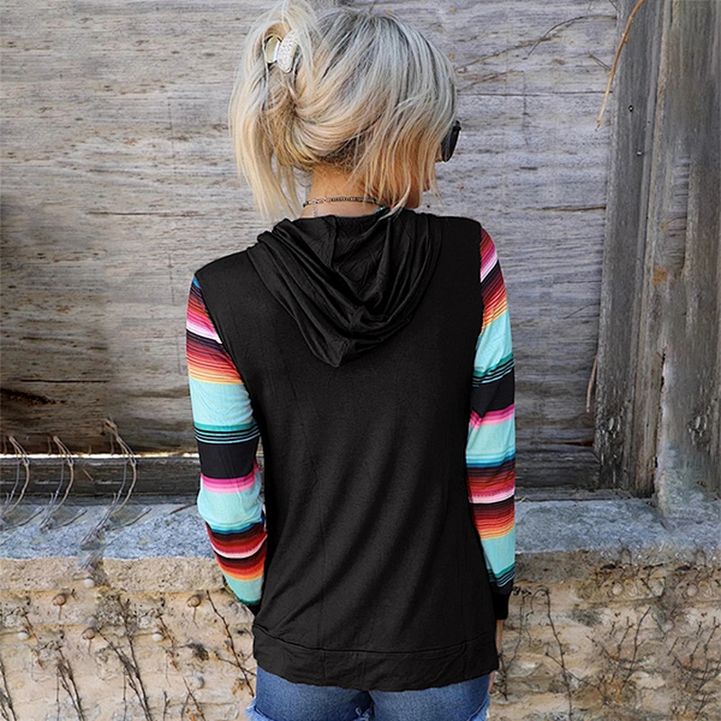 women's casual pullover printed pattern sweatshirt
