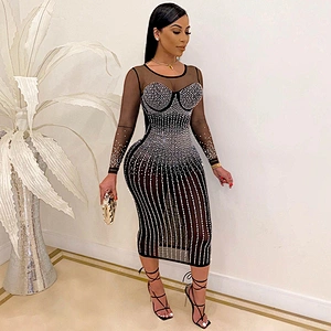 women's fashion casual printed dress