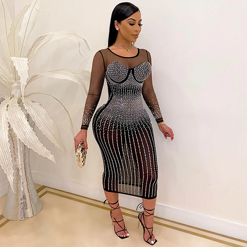 women's fashion casual printed dress