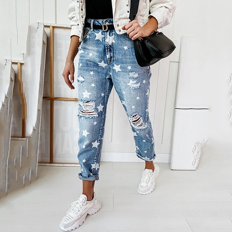 women's casual fashion all match pants