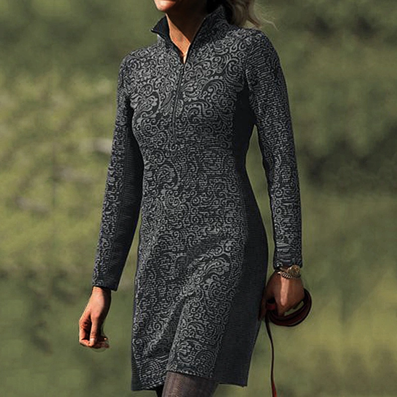 women's fashion casual printed dress