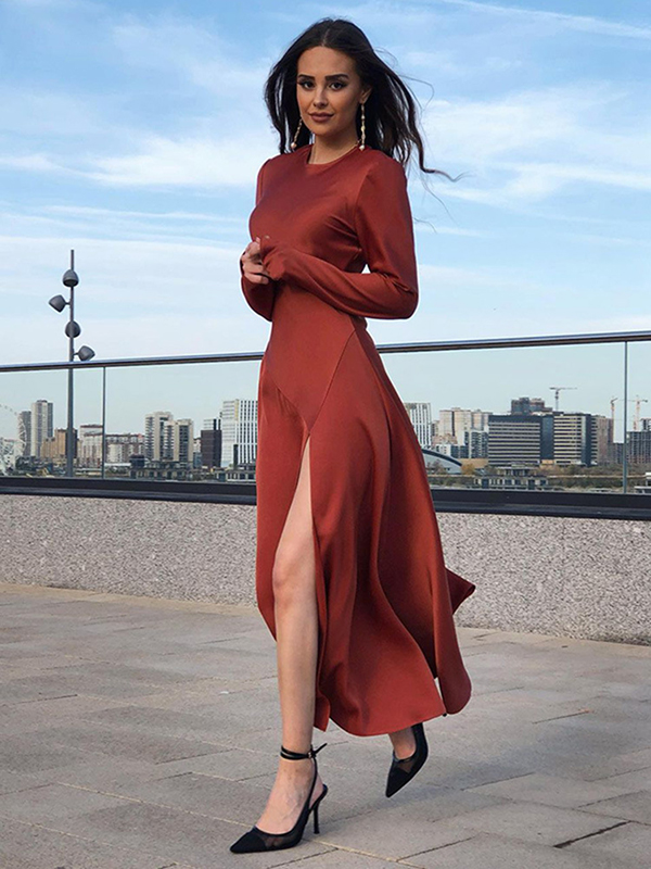 women's fashion casual printed dress