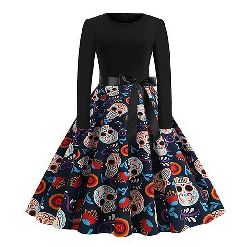 women's fashion casual printed dress