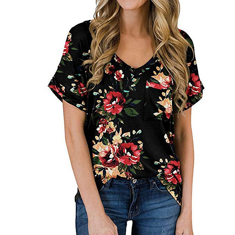 Fashion Casual Simple Printed Women's T-Shirt