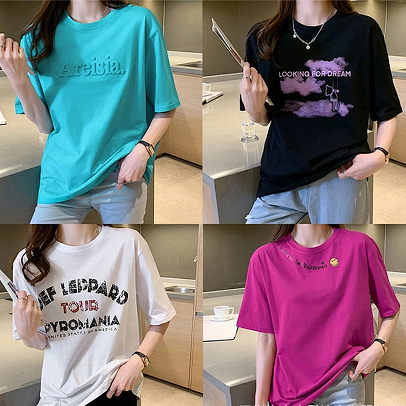 Fashion Casual Simple Printed Women's T-Shirt