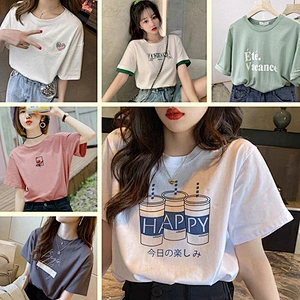 Fashion Casual Simple Printed Women's T-Shirt