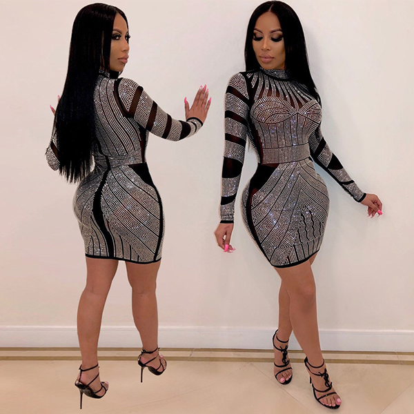 women's fashion casual printed dress