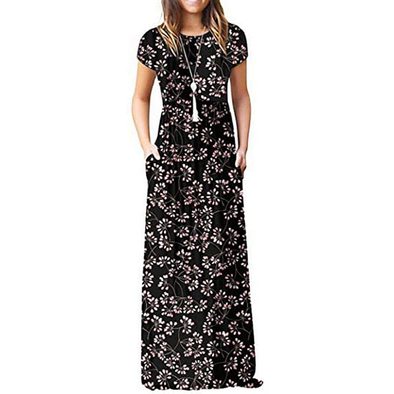 women's fashion casual printed dress