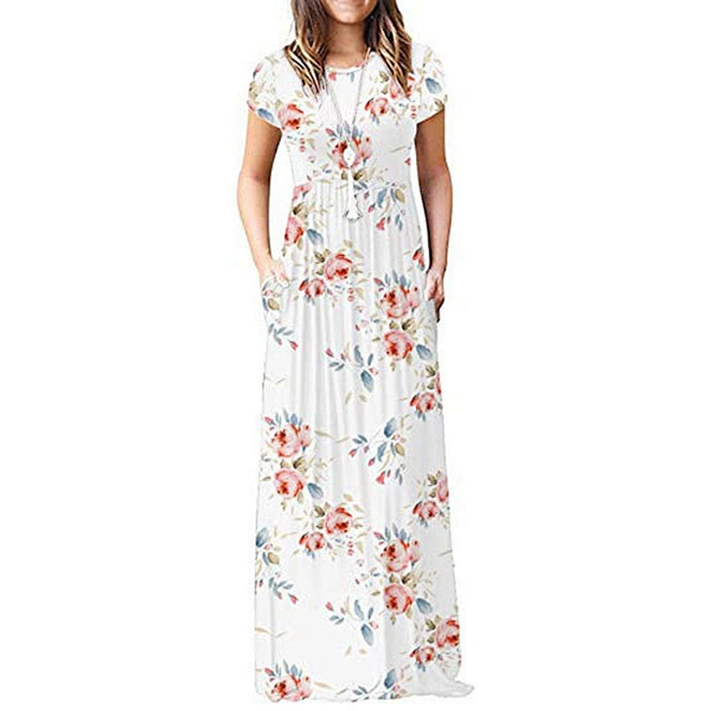 women's fashion casual printed dress