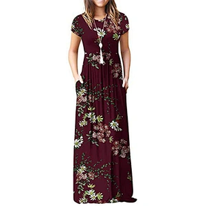 women's fashion casual printed dress