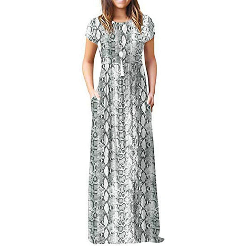 women's fashion casual printed dress
