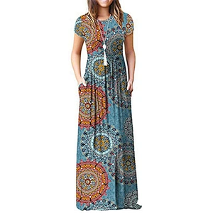 women's fashion casual printed dress