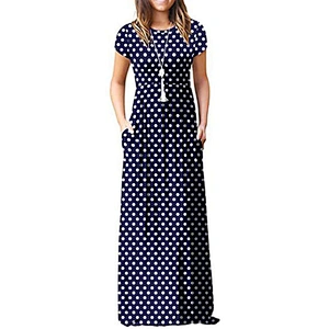 women's fashion casual printed dress