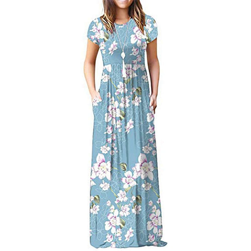 women's fashion casual printed dress