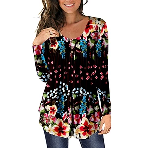 women's fashion loose casual top Blouses
