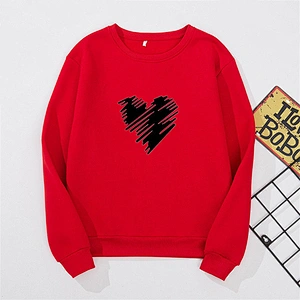 women's casual pullover printed pattern sweatshirt