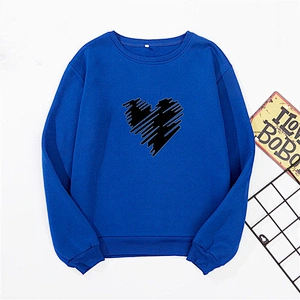 women's casual pullover printed pattern sweatshirt