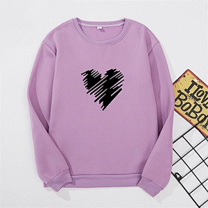women's casual pullover printed pattern sweatshirt