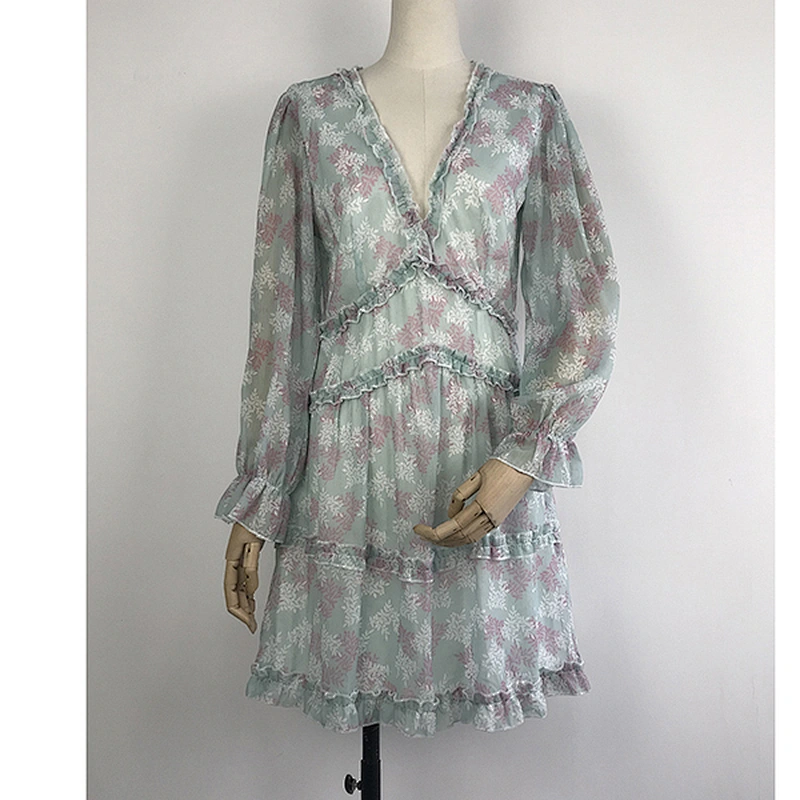 women's fashion casual printed dress