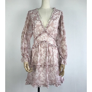women's fashion casual printed dress