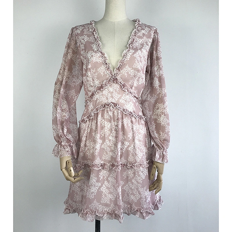 women's fashion casual printed dress